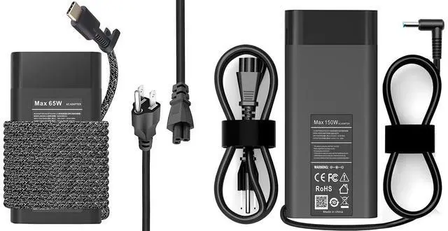 Main image of 65W USB C HP Laptop Charger Replacement 150W HP Laptop Charger for HP ZBook