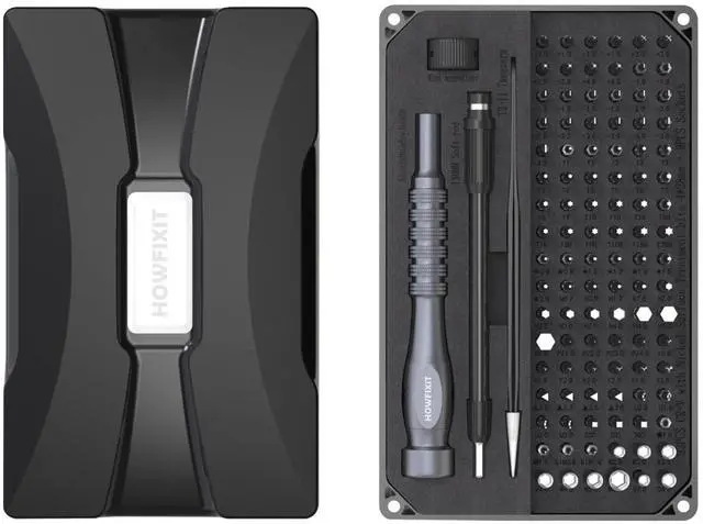 Alt view image 2 of 5 - HowFixit PRO MAX 106-in-1 Screwdriver Set for Repair Electronics Disassembly Laptop, Game Console, Smartphone, iPhone, Macbook, PC, Camera, Watch etc