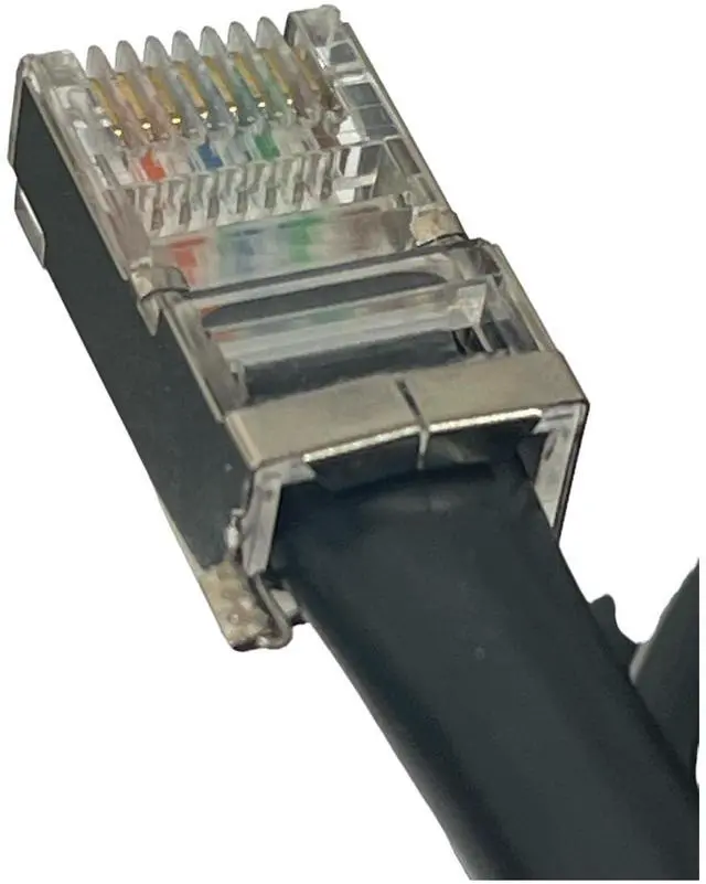 Alt view image 4 of 4 - JEFA Tech 75 Feet Outdoor Rated Shielded Cat6 Ethernet Cable with TOUGHCable Connectors, Non-Booted, UV Protected, Direct Burial, ESD Protected, POE, 23AWG Solid Copper
