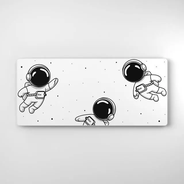 Main image of keycadets Gravity Gaming Mouse Pad, Large Desk Pad for Keyboard and Mouse, Non-Slip Mousepad Gaming Desk Mat with Foam Core, Anti-Fray Lock Stitching & Low Friction Cloth Surface (35.4 x 15.8)