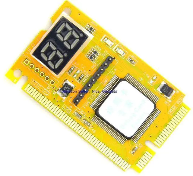 Alt view image 4 of 5 - Lingvetron PC Computer PSU and Motherboard Tester Tool PCI & ISA SDRAM Post Test Card Diagnostic Analyzer Starter Kit 4 Digital / 8 LED/Bios Speaker/Mobo Power Switch All in One Carrying Case