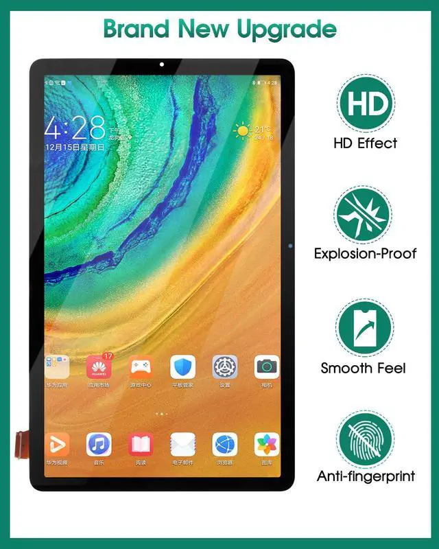 Alt view image 4 of 5 - Screen Replacement for Samsung Galaxy Tab S6 Lite 2022 P613 SM-P613 SM-P619 10.4 inch LCD Display Touch Screen Digitizer Glass Assembly Repair Parts