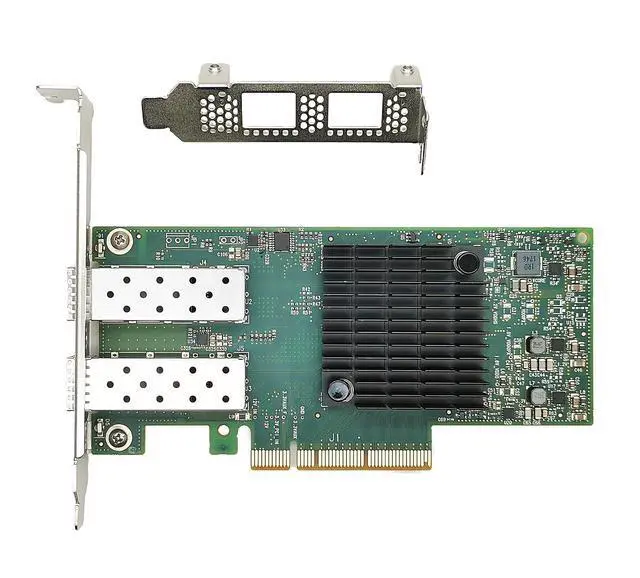 Alt view image 2 of 5 - 10/25GbE PCIE x8/x16 Ethernet Adapter Dual SFP28 Port with Mellanox ConnectX4 Lx MCX4121A-ACAT Chipset, 25gigabit Network Server Card Support Windows/Linux/VMare/OFED