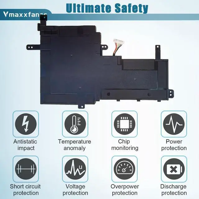 Alt view image 4 of 5 - B31N1842 42Wh Laptop Battery Replacement for ASUS VivoBook S15 S531FA S531FL K531FA K531FL X531FA X531FL M513IA M513UA K513EA F513EA F513EP S513EA S513EP S513EQ V531FA V531FL X513EA X513EPI 10 001