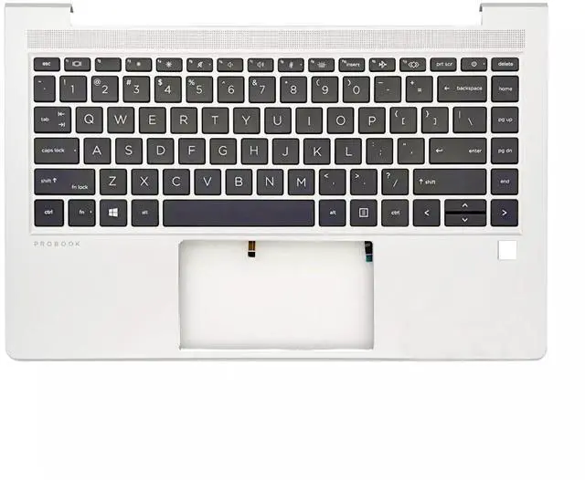 Main image of Wzqrps New Replacement for HP Probook 440 G10 445 G10 Laptop Upper Case Palmrest Backlit Keyboard Assembly Part N42405-001 N42406-001 Silver (Probook 440 445 G10 Backlit Keyboard)