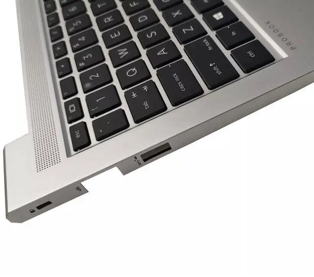 Alt view image 3 of 5 - Wzqrps New Replacement for HP Probook 440 G10 445 G10 Laptop Upper Case Palmrest Backlit Keyboard Assembly Part N42405-001 N42406-001 Silver (Probook 440 445 G10 Backlit Keyboard)