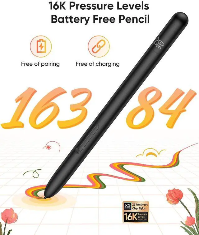 Alt view image 2 of 5 - XPPen Standalone Drawing Tablet No Computer Needed Magic Drawing Pad with 16384 Pressure Levels X3 Pro Pencil 12.2-inch Digital Art Tablet with Paper-Like Screen, 8GB + 256GB Portable for Artists