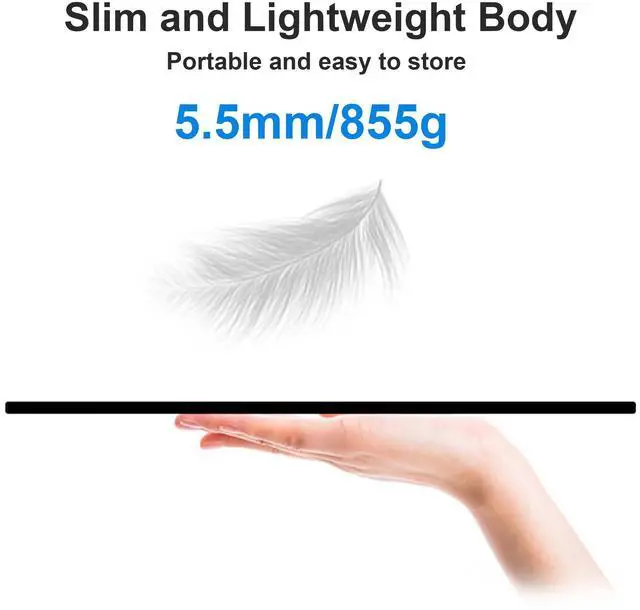 Alt view image 5 of 5 - YCCLDIPL A3 Slide Viewer |Film Negatives & Old Slides Scanning Light Box | Light Pad Backlight | Negative Viewer | Hands-Free Ultra-Thin Ultimate Brightness (Includes USB Adapter) - Black