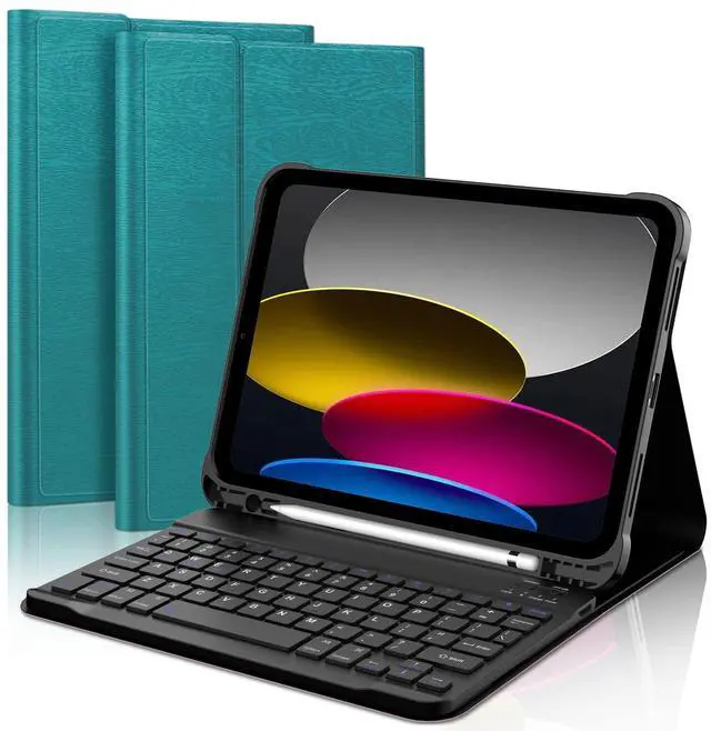 Main image of for iPad 11th 10th Generation Case with Keyboard, Magnetic Wireless Detachable Keyboard, Auto Wake Sleep Folio Cover with Pencil Holder for iPad 11 inch A16 2025 10th Gen 10.9 inch 2022 Thin & Light