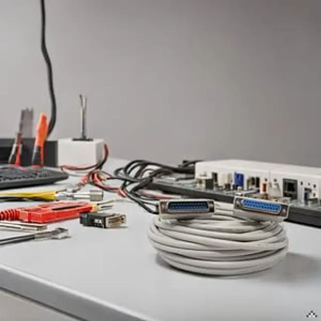 Alt view image 4 of 5 - Your Cable Store 50 Foot DB25 25 Pin Serial Port Cable Male to Female RS232