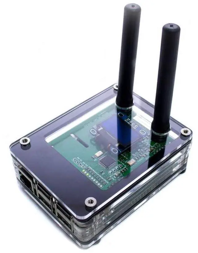 Alt view image 3 of 5 - Duplex MMDVM & Raspberry Pi4 & 3B+ | Room for 0.96" Screen | Zebra DRPi-1S (Black Ice)