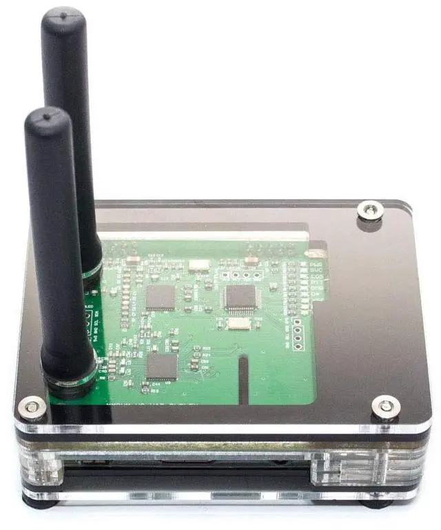 Alt view image 2 of 5 - Duplex MMDVM & Raspberry Pi4 & 3B+ | Room for 0.96" Screen | Zebra DRPi-1S (Black Ice)