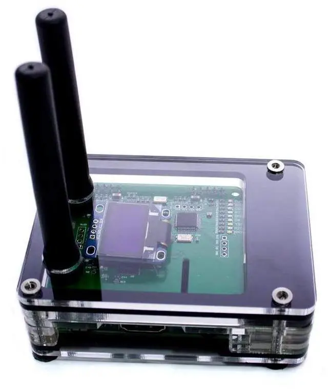 Alt view image 5 of 5 - Duplex MMDVM & Raspberry Pi4 & 3B+ | Room for 0.96" Screen | Zebra DRPi-1S (Black Ice)