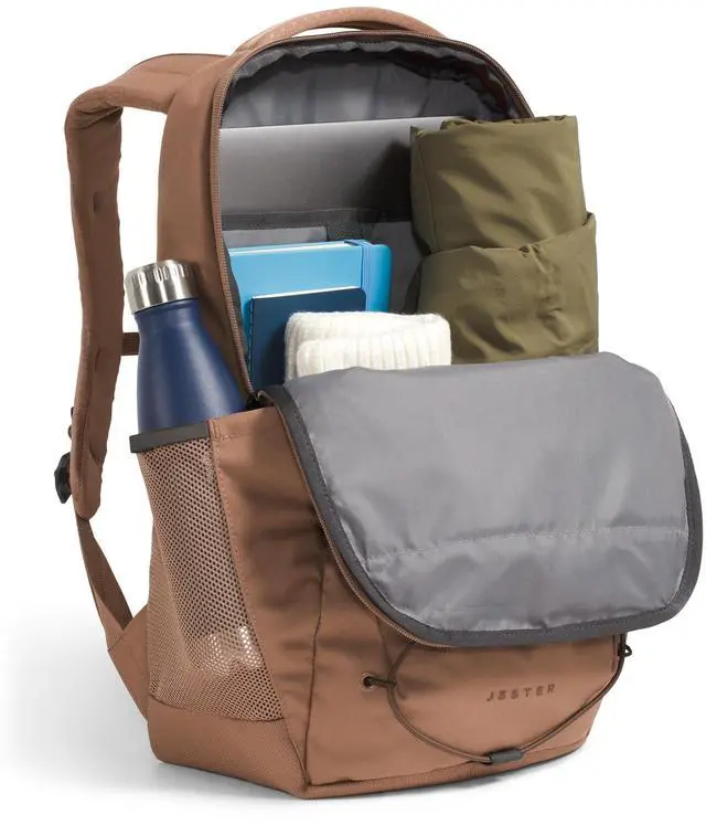 Alt view image 5 of 5 - The North Face Women's Jester Everyday Laptop Backpack - PFAS Free, Latte/Smokey Brown, One Size