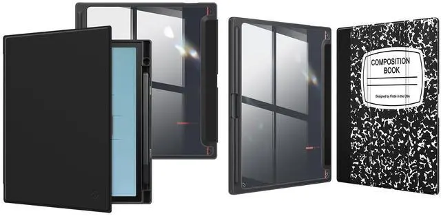 Main image of Fintie Case for 10.3" BOOX Note Air3 C/Note Air 3 B/W E Ink Tablet ePaper 2023 - Black Lightweight Book Folio Lightweight Case + Trifold Composition Hybrid Slim Cover with Clear Transparent Back Shell
