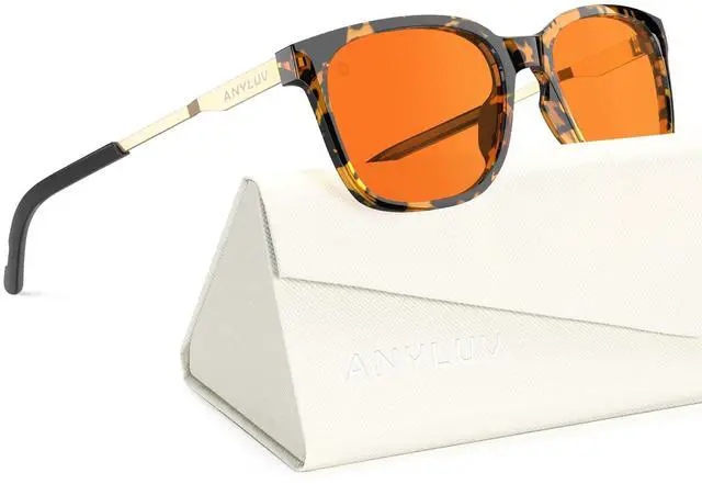 Main image of ANYLUV Blue Light Glasses for Men, Computer Gaming Glasses men, Stylish Anti Eyestrain Blue Light Blocking Glasses Men