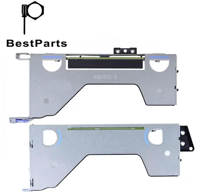 Alt view image 2 of 4 - New PCIe Riser1 & Riser2 Expansion Card with Half Height Bracket Compatible with Dell Poweredge R440 RHWXM MC2DD