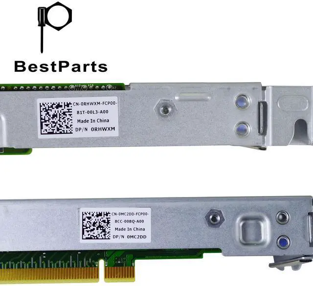 Alt view image 3 of 4 - New PCIe Riser1 & Riser2 Expansion Card with Half Height Bracket Compatible with Dell Poweredge R440 RHWXM MC2DD