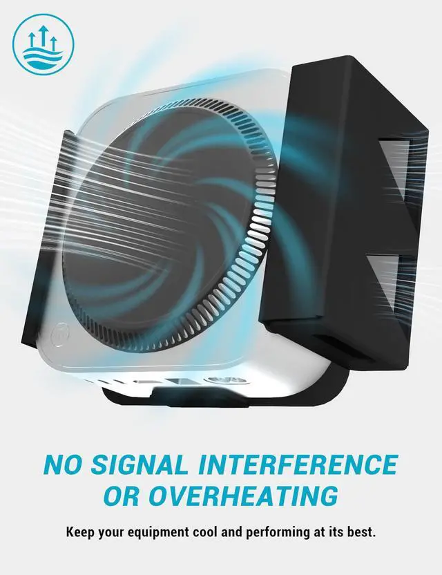 Alt view image 4 of 5 - Under Desk Mount Stand for Mac mini M4/M4 Pro, with Side Compartment for External SSD,Carbon Steel Wall Mount, Metal Wall Mounted VESA Compatible with Mac-mini M4 Pro 2024 Stand(Black)