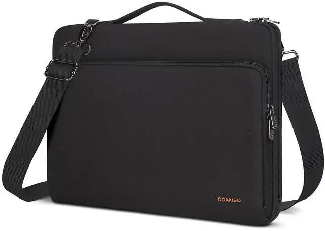 Main image of DOMISO 17.3 Inch Samsung Laptop Bag Cover With Waterproof Notebook, Shockproof Sleeve Case Shoulder Bag - Protective Cover for Dell, Lenovo IdeaPad 321 - Black