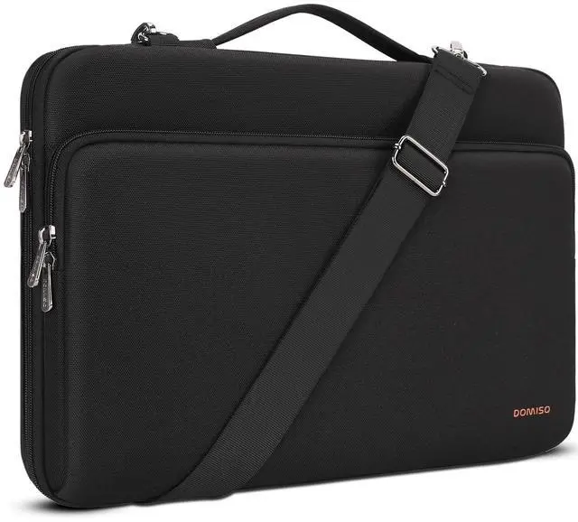 Alt view image 2 of 5 - DOMISO 17.3 Inch Samsung Laptop Bag Cover With Waterproof Notebook, Shockproof Sleeve Case Shoulder Bag - Protective Cover for Dell, Lenovo IdeaPad 321 - Black