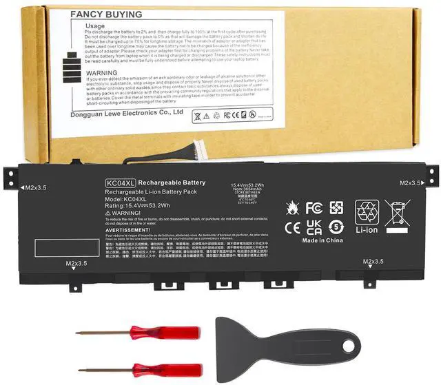 Main image of KC04XL Laptop Battery for HP Envy X360 13-AG 13z-AG 13m-AG 13-AR 13-AH 13-AQ 13M-AQ 13T-AQ L08496-855 L08544-1C1 L08544-2B1 HSTNN-DB8P HSTNN-IB8K L08496-855 L08544-1C1 L08544-2B1 TPN-W133 TPN-W136
