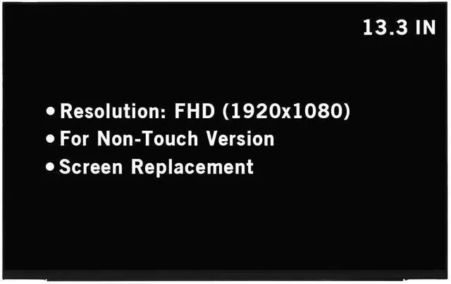 Main image of HOYRTDE 13.3" Screen Replacement for HP Elitebook 830 G7 835 G7 M08536-001 M08540-001 FHD 1920x1080 30Pin Non-Touch LED LCD Display Screen Panel