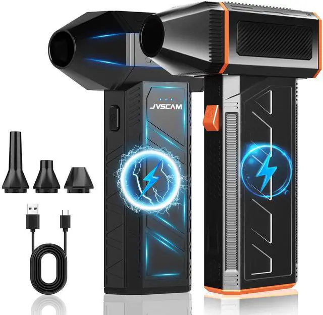 Main image of Compressed Air Duster - Electric Air Duster with Brushless Motor - 3 Gear Adjustable Cordless Air Blower - Rechargeable Air Duster for PC, Keyboard, Car, Outdoors, Home