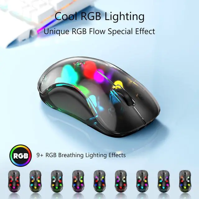 Alt view image 2 of 5 - memzuoix LED Rechargeable Wireless Mouse and 27 Inch Computer Monitor 100hz 1920 x 1080p with HDMI
