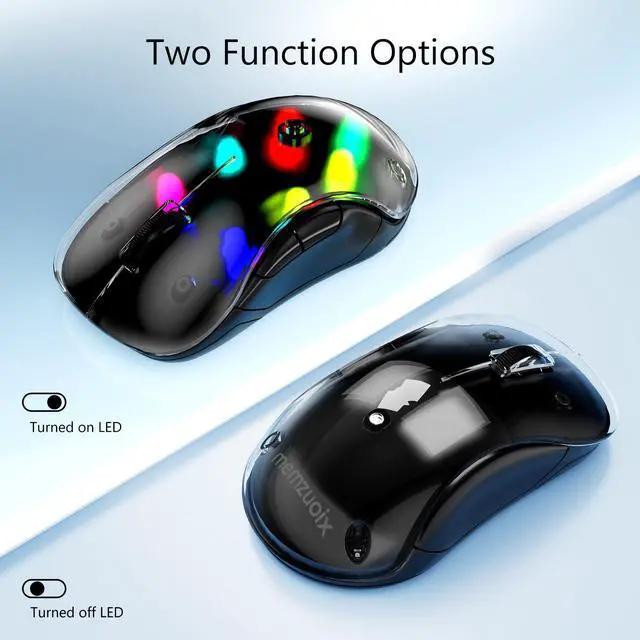 Alt view image 4 of 5 - memzuoix LED Rechargeable Wireless Mouse and 27 Inch Computer Monitor 100hz 1920 x 1080p with HDMI