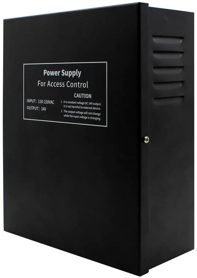 Main image of Power Supply Control AC 110-240V to DC 12V 5A Worldwide Voltage Metal Boxed Cabinet Regulated UPS Power Supply Unit with Backup Battery Link for Door Access Entry System (12V / 5A)