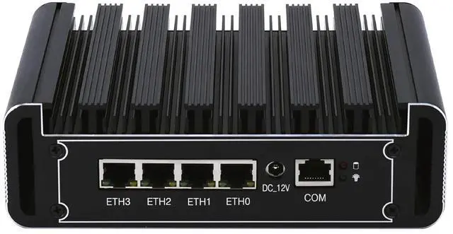 Main image of Tuofudun Micro Firewall Appliance, N5105 Fanless Mini PC Router, 4X InteI i226 LAN, 16GB DDR4 256GB SSD, AES-NI