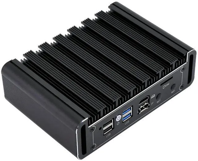 Alt view image 4 of 4 - Tuofudun Micro Firewall Appliance, N5105 Fanless Mini PC Router, 4X InteI i226 LAN, 16GB DDR4 256GB SSD, AES-NI