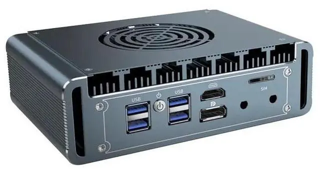 Alt view image 5 of 5 - Micro Firewall Appliance, 4 i226-V 2.5Gbe LAN Ports, Fanless Mini PC Celeron N100 Quad Core, DDR5 1*M.2 Support AES-NI Barebone Router PC VPN, HDMI DP USB3.0 8GB RAM (DDR5) 128GB SSD(M.2 Nvme)