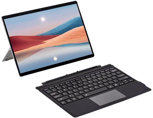 Alt view image 5 of 5 - Zoof Type Cover for Microsoft Surface Pro 7+ / Pro 7 / Pro 6 / Pro 5 / Pro 4 / Pro 3, 12.3 inch, Ultra-Slim Wireless Tablet Keyboard with Multi Touchpad Bluetooch (Black Without Backlit)