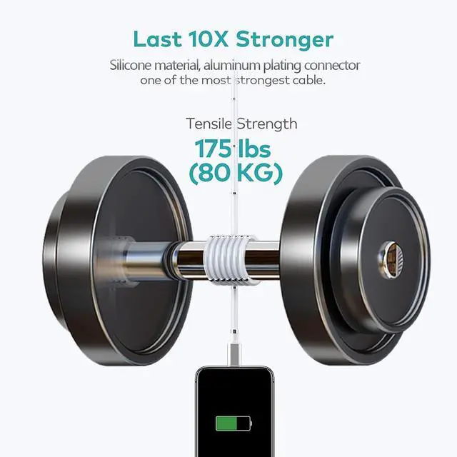 Alt view image 5 of 5 - AICase Magnetic USB C to Lightning iPhone Cable Type C Super Organized Charging Magnetic Absorption Nano Data Cable Compatible iPhone 14/13/12/11/Mini/Pro/Max/X/XR/8/SE,iPad Air/Pro_6.5 FT(2Pack)