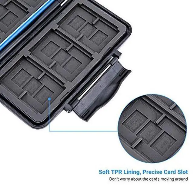 Alt view image 5 of 5 - 3IN1 SD Card Reader for iPhone iPad MacBook+36 Slots Memory Card Case