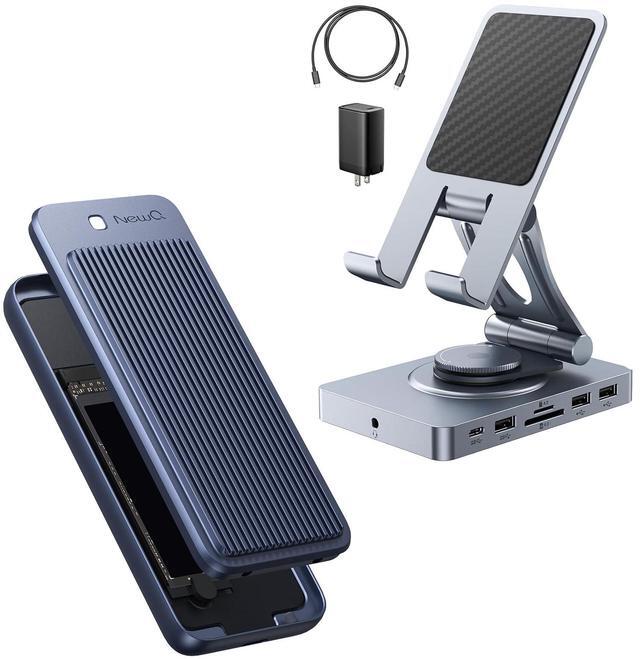 Main image of Versatile USB C Docking Station and NewQ USB4 M.2 NVMe SSD Enclosure