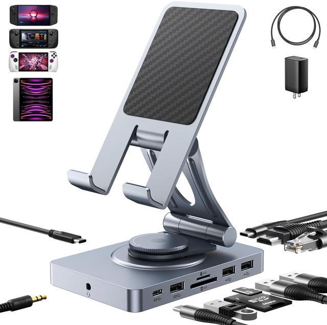 Alt view image 2 of 5 - Versatile USB C Docking Station and NewQ USB4 M.2 NVMe SSD Enclosure