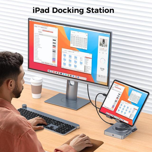 Alt view image 3 of 5 - Versatile USB C Docking Station and NewQ USB4 M.2 NVMe SSD Enclosure