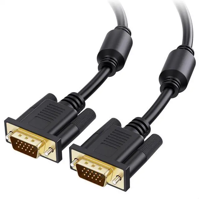 Main image of Cable Matters VGA Cable with Ferrites - 50ft, VGA Cord for Computer Monitor, Monitor Cable Male to Male