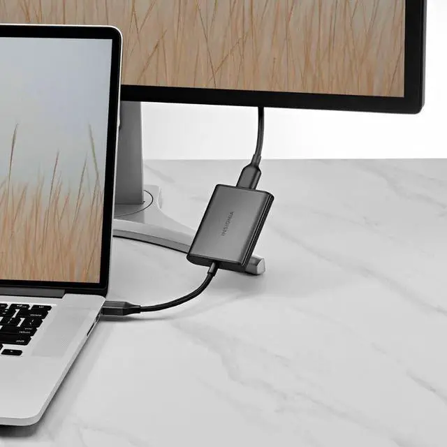 Alt view image 4 of 5 - INSIGNIA - SuperSpeed USB 3.0 to HDMI External Video Adapter - Black - Model: NS-PU37H-BK