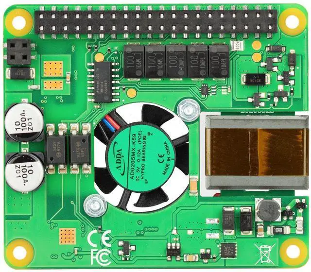 Alt view image 2 of 5 - Raspberry Pi POE+ HAT