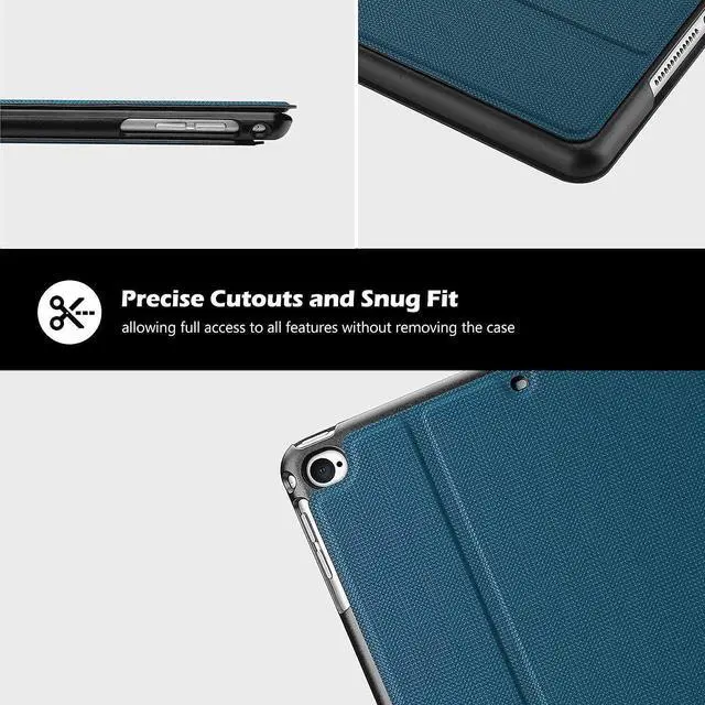 Alt view image 5 of 5 - ProCase [2 Pack] Screen Protector Bundle with Folio Case for iPad 9.7" (2018 & 2017, Old Model) / iPad Pro 9.7 / iPad Air 2 / Air