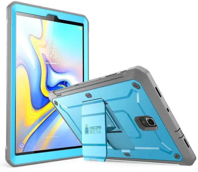 Main image of SupCase for Samsung Galaxy Tab A 10.5 Inch Case 2018 (Unicorn Beetle Pro), [Built-in Screen Protector & Stand] Heavy Duty Rugged Protective Tablet Cover for Galaxy Tab A 10.5 SM-T590/T595/T597, Blue
