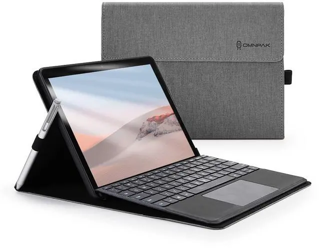 Main image of Omnpak Protective Case for Surface Go 4 2023/Go 3 2021/Go 2 2020/Go 2018 with Stylus Holder, Multiple Angle Slim Lightweight Cover, Compatible with Type Cover Keyboard(Keyboard Not Included)