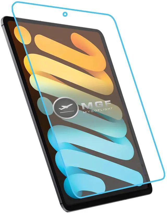 Main image of MYGOFLIGHT ArmorGlas - Tempered Glass Screen Protector for iPad Mini 6 / Mini 7 A17 Pro - Anti-Glare, Anti-Reflection, Anti-Shatter, Scratch and Fingerprint Resistant, Bubble-Free, Easy Install