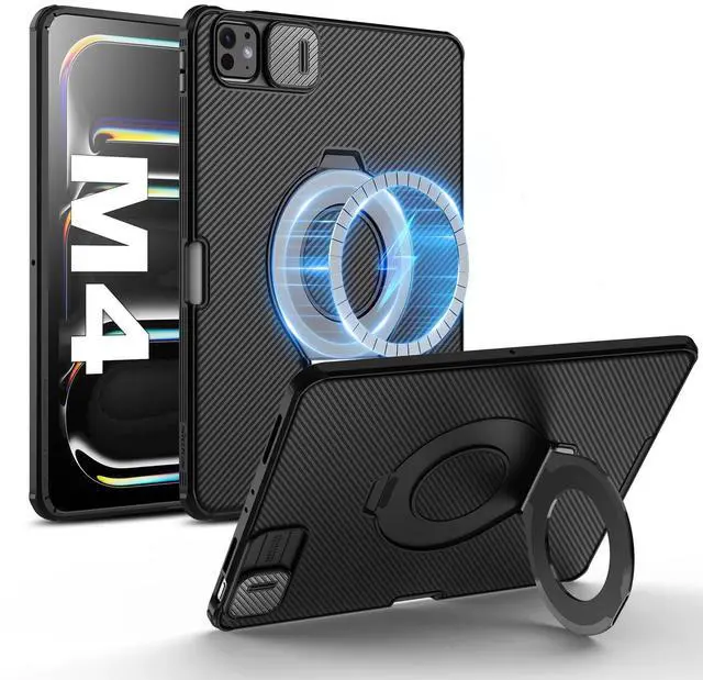 Main image of Nillkin Camshied Pro Case for iPad Pro 11 M4 2024 Magnetic Slim Protective Case with Stable Adjustable Tablet Kickstand Holder and Pencil Pocket,General Aviation, Vertical/Horizontal Stand