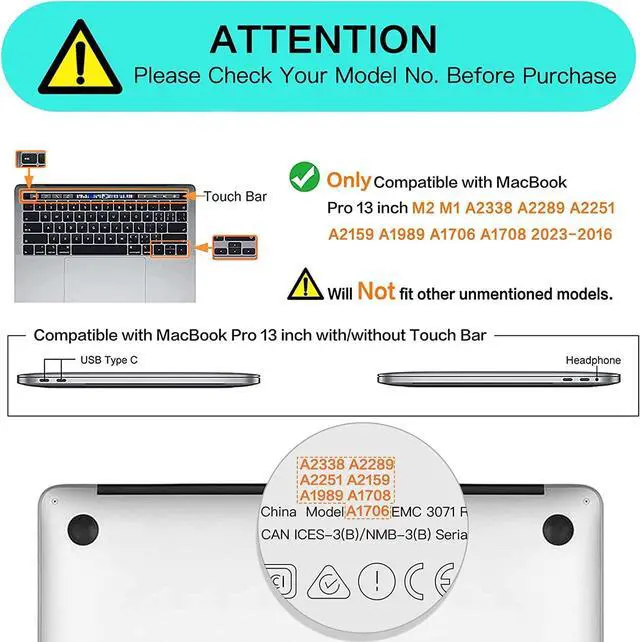 Alt view image 2 of 5 - BYCeKe Compatible with MacBook Pro 13 inch Case M2 2024 2023 2022-2016 A2338 M1 A2251 A2289 A2159 A1989 A1708 A1706 Touch Bar, Soft Fluffy Fuzzy Plush Faux Fur Hard Shell Case & Keyboard Cover, Brown