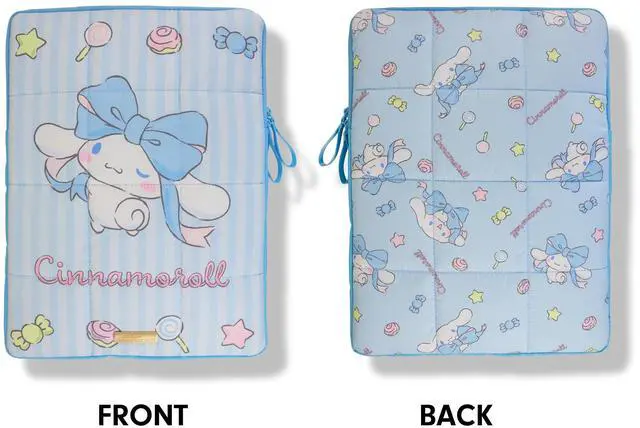 Alt view image 5 of 5 - Sonix x Sanrio | Puffy Laptop Sleeve | 15-16 Inch, Quilted Pillow Puffer Laptop Carrying Case, Computer Sleeve | Cinnamoroll Lovely Ribbons